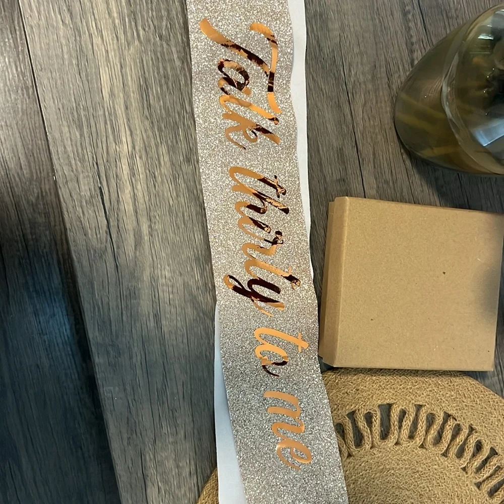 30th bday “talk thirty to me” sash with tiara